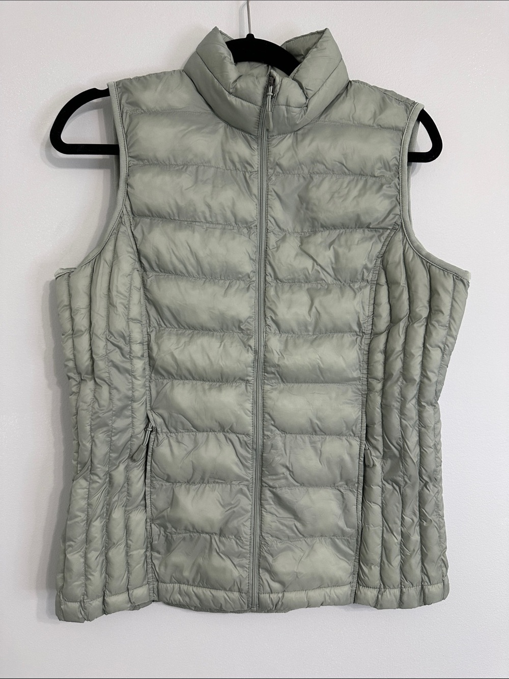 32 Degrees Light Sage Quilted Puffer Vest - Women's